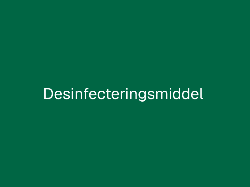Desinfecteringsmiddel