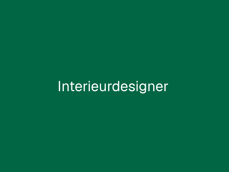 Interieurdesigner