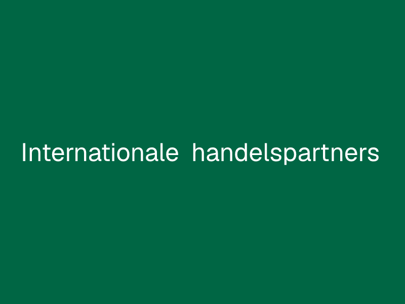 Internationale handelspartners
