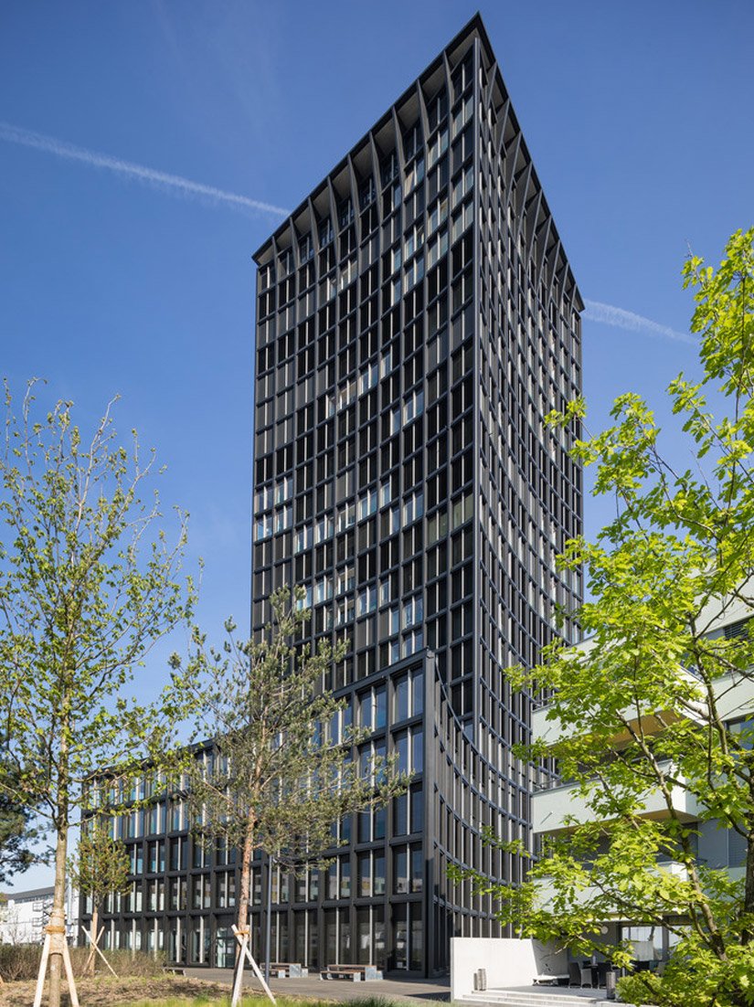 In de CERES-Tower bevinden zich 136 verschillende grote woningen.