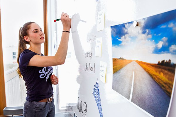 Ruimte voor ideeën: 2K-Aqua Whiteboard 2384