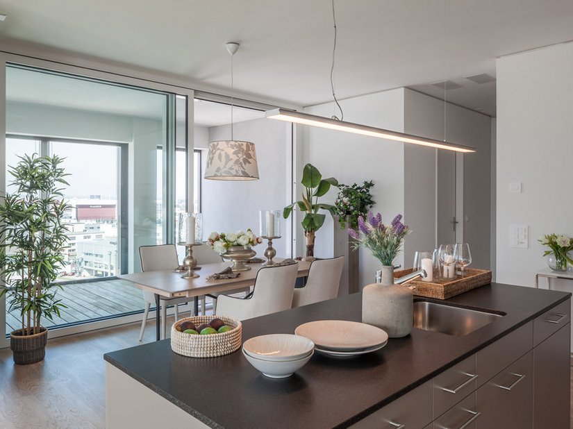 Het interieur is uitgevoerd met hoogwaardige materialen.
