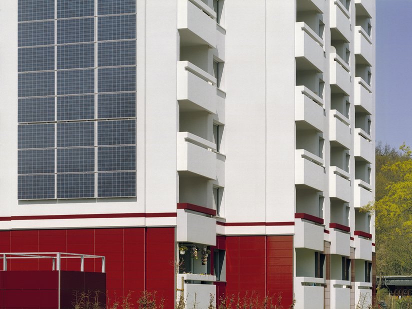 Close-up van de zonnepanelen.