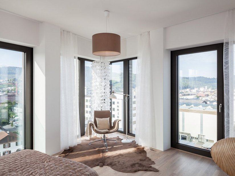 De woningen met veel licht zijn zeer populair.