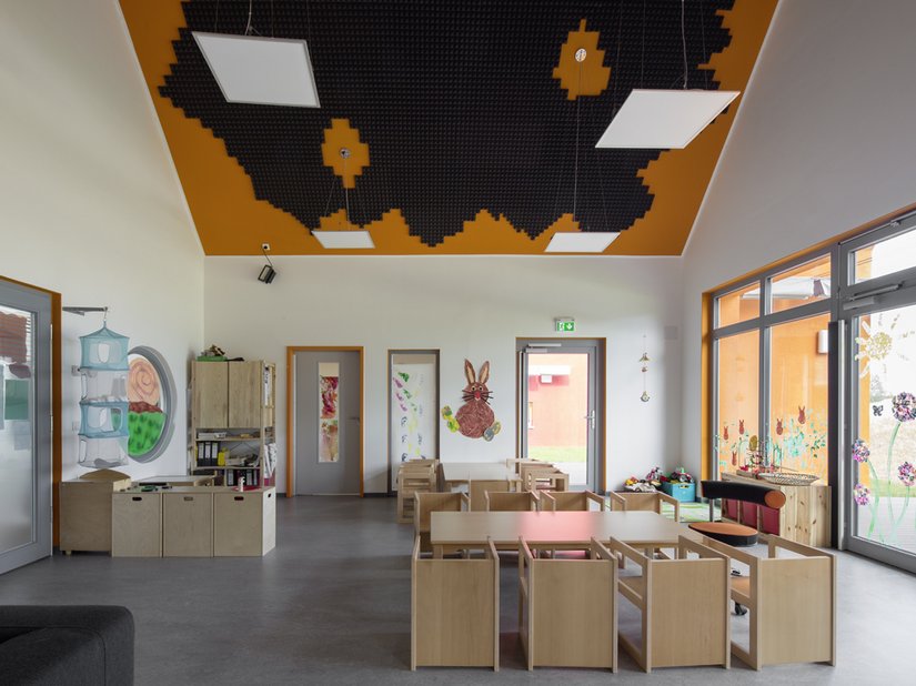 De creatieve vormgeving is ook in de afzonderlijk vleugels doorgetrokken. Ook binnenin is meteen duidelijk dat de verschillende vleugels bij elkaar horen.