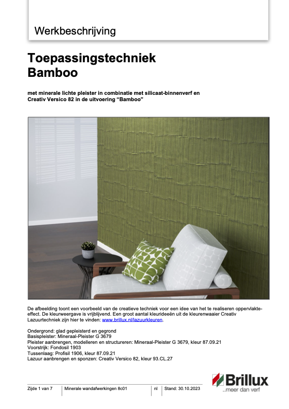 Toepassingstechniek Bamboo