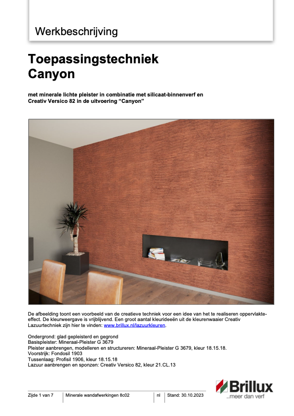 Toepassingstechniek Canyon