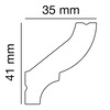 Polystyreenprofiel PS 2501, Anwendungsbild 1