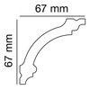 Polystyreenprofiel PS 2511, Anwendungsbild 1