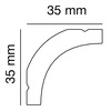 Polystyreenprofiel PS 2520, Anwendungsbild 1