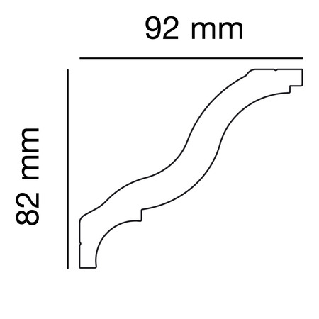 Polystyreenprofiel PS 2502, Anwendungsbild 1