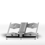 Aluminium uitzettingsvoegprofiel 3143