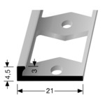 Aluminium L-profiel 3144