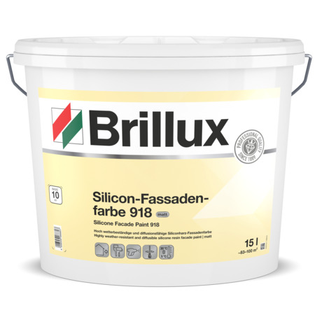 Silicon-Fassadenfarbe 918 TSR-formule