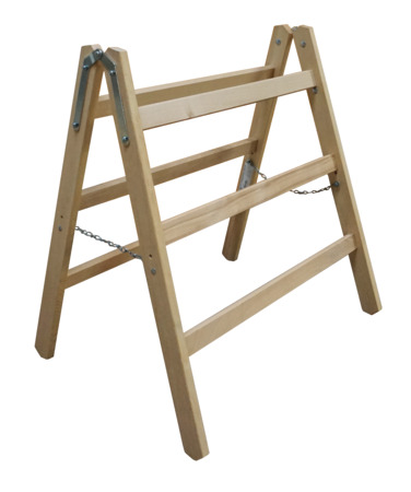 Houten schildersbehangschraag