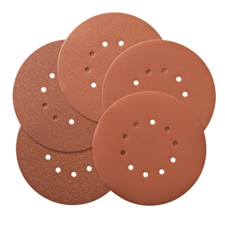 Klittenband-schuurschijven 225 mm, met 10 perforaties