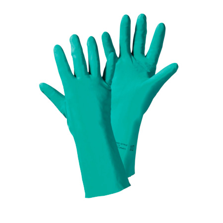 Nitril-beschermhandschoen, groen