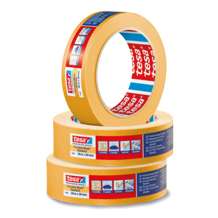 Tesa precisiecrêpe, standaard 4344, 3049